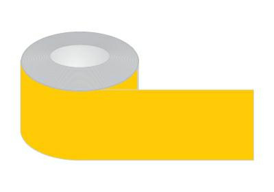 EA003 Yellow barrier tape, one-sided