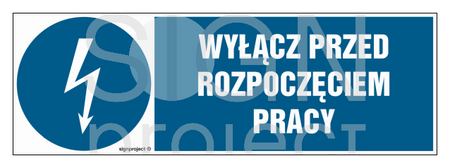 HF002 Wyłącz przed rozpoczęciem pracy