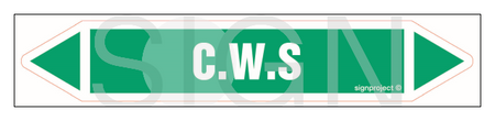 JF057 C.W.S - arkusz 5 naklejek