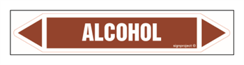 JF013 Alcohol - sheet of 4 stickers