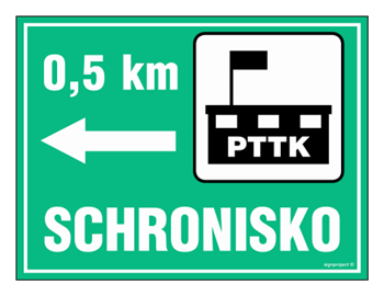 OC002 Schronisko - odległość