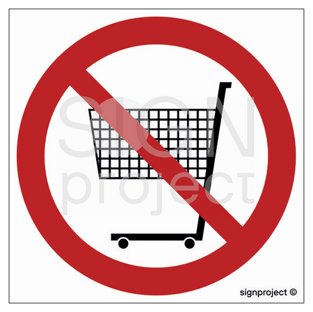 NC040 No wheelchair entry - sheet of 12 stickers