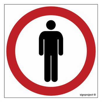 SA034 No pedestrian traffic
