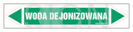 JF478 WODA DEJONIZOWANA - arkusz 2 naklejek