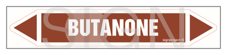 JF054 Butanone - sheet of 2 stickers