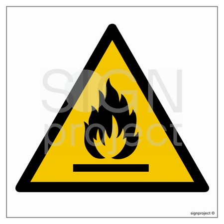 GD021 Flammable warning