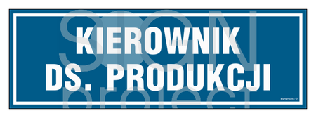 PA104 Kierownik ds. produkcji