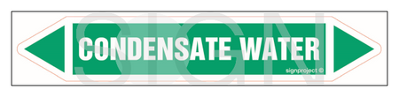 JF096 Condensate water - sheet of 5 stickers