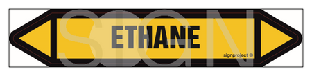 JF142 Ethane - sheet of 5 stickers