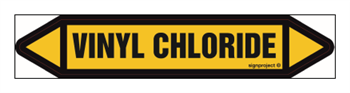 JF468 VINYL CHLORIDE - sheet of 5 stickers