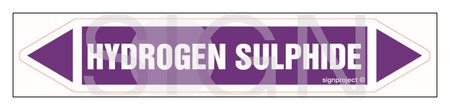 JF226 HYDROGEN SULPHIDE - arkusz 5 naklejek