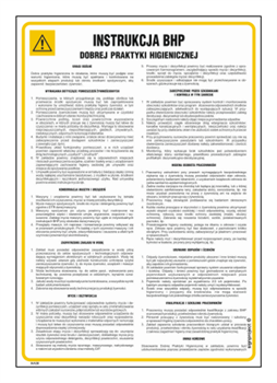 IAA38 General Health and Safety Instructions for Good Hygienic Practice