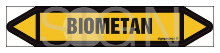 JF045 BIOMETHANE - sheet of 5 stickers