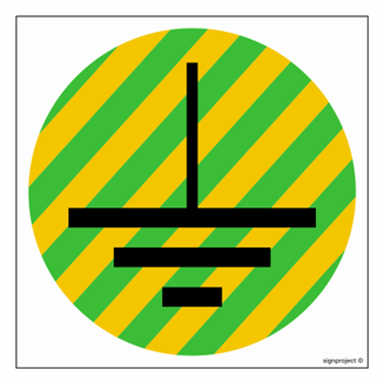 HJ002 Earth indicator - sheet of 12 stickers