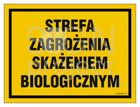 NB031 Strefa zagrożenia skażeniem biologicznym