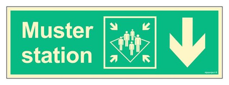 FB134 Muster station down right 