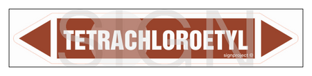 JF446 TETRACHLOROETHYLENE - sheet of 5 stickers