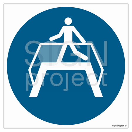 GJ023 Order to cross the bridge - sheet of 9 stickers