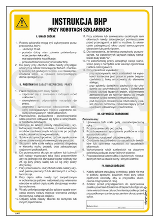 IAA17 Health and safety instructions for glass works
