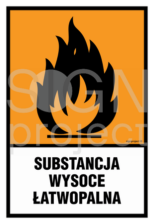 LB012 Substancja wysoce łatwopalna