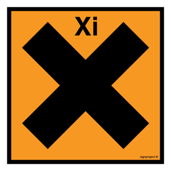 LA009 Irritant - sheet of 12 stickers