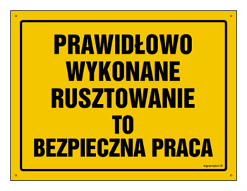 OA071 Prawidłowo wykonane rusztowanie to bezpieczna praca