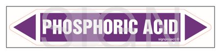 JF325 PHOSPHORIC ACID - arkusz 5 naklejek