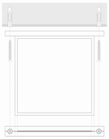 EM100 Flexible sign carrier (semaphore / ceiling)
