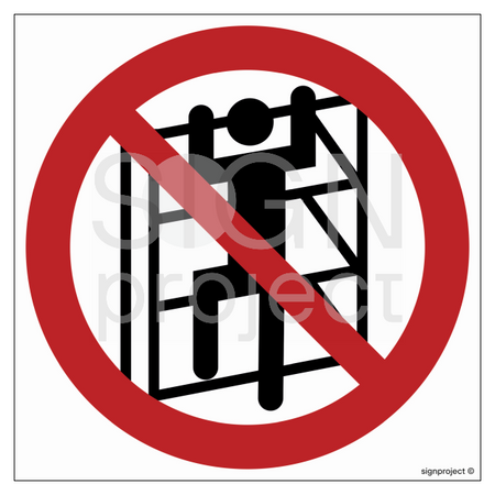 GB023 Shelving prohibited - sheet of 12 stickers