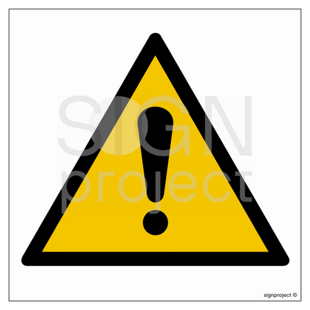 GD001 General warning sign