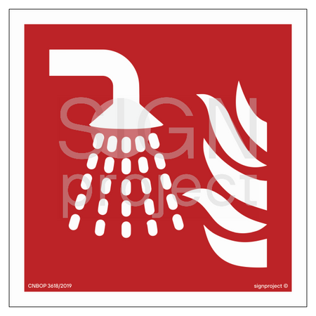 BF011 Water mist applicator - sheet of 12 stickers