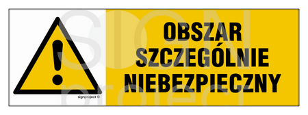 NA003 Obszar szczególnie niebezpieczny