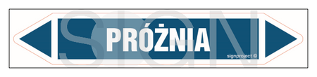 JF384 PRÓŻNIA - arkusz 5 naklejek