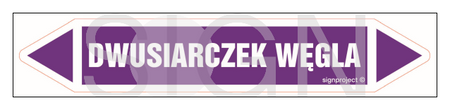 JF136 DWUSIARCZEK WĘGLA - arkusz 2 naklejek