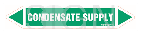 JF095 Condensate supply - sheet of 2 stickers