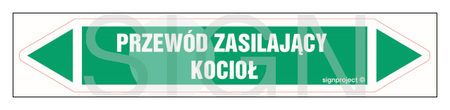 JF377 PRZEWÓD ZASILAJĄCY KOCIOŁ - arkusz 5 naklejek