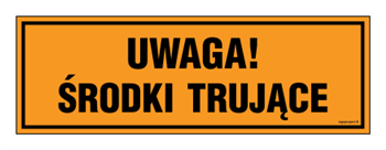 PA553 Uwaga! Środki trujące