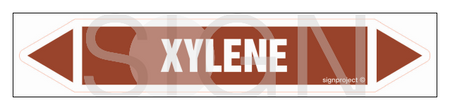 JF518 XYLENE - arkusz 5 naklejek