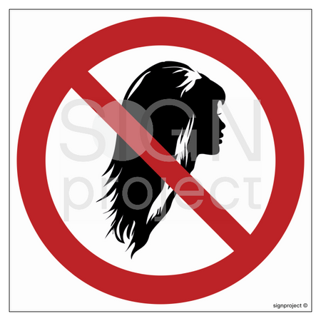 GB051 Prohibition of wearing hair down