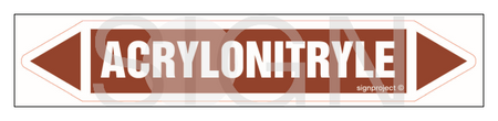 JF010 Acrylonitryle - arkusz 5 naklejek