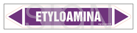 JF148 ETYLOAMINA - arkusz 5 naklejek