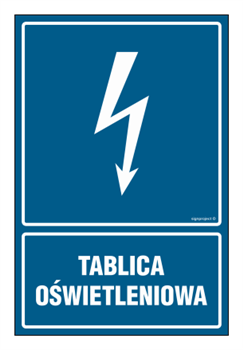 HG048 Tablica oświetleniowa - arkusz 9 naklejek