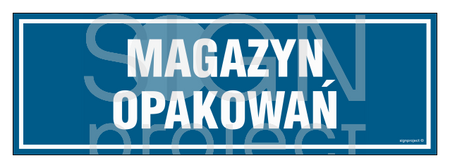 PA355 Magazyn opakowań