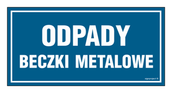 ND019 Odpady beczki metalowe