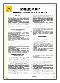 IAI03 Health and safety instructions for storing grain in granaries