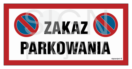 NC068 Zakaz parkowania