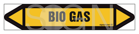 JF042 Bio gas - arkusz 5 naklejek
