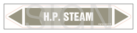 JF192 HP STEAM - sheet of 5 stickers