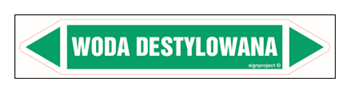JF480 WODA DESTYLOWANA - arkusz 2 naklejek