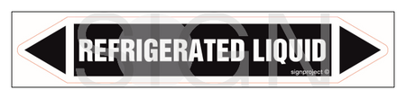 JF394 REFRIGERATED LIQUID - sheet of 5 stickers